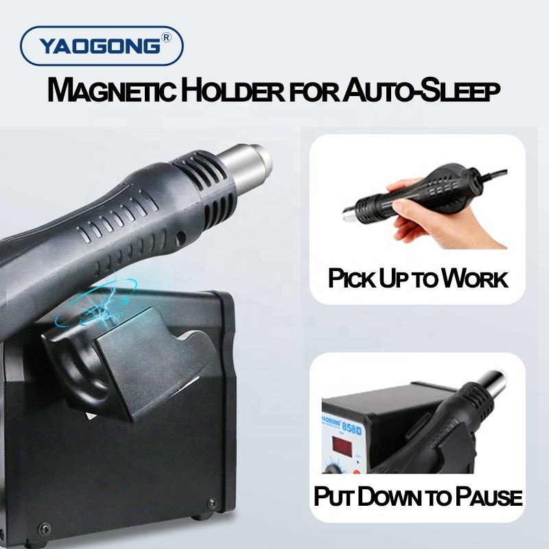YAOGONG 8786D Stazione di rila - Smd Rework Station Hot Air Soldering 2 In 1 recensione e prezzo