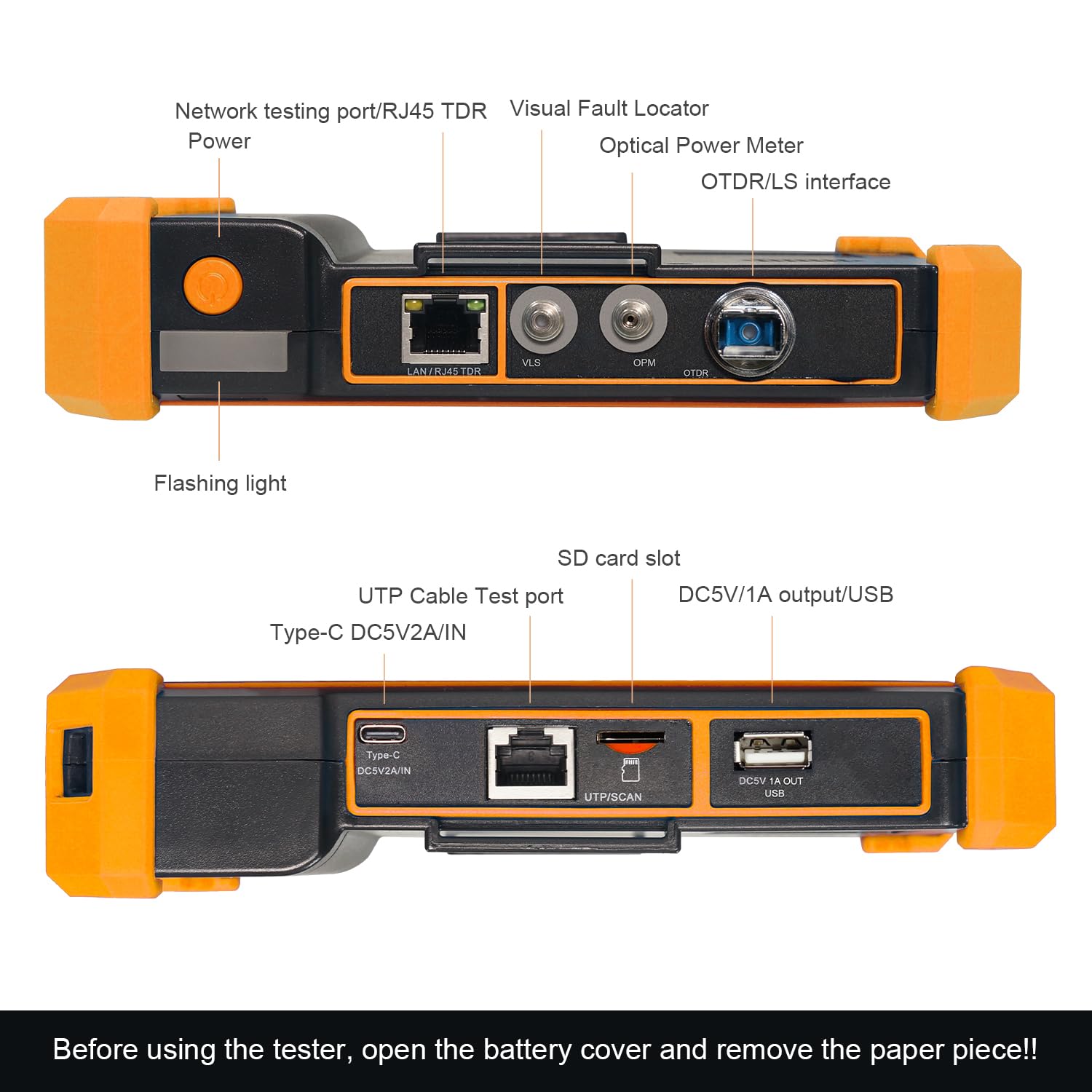 OTDR da 5,5 pollici per test f - Optical Time Domain Reflectometer Otdr 1310 1550Nm recensione e prezzo